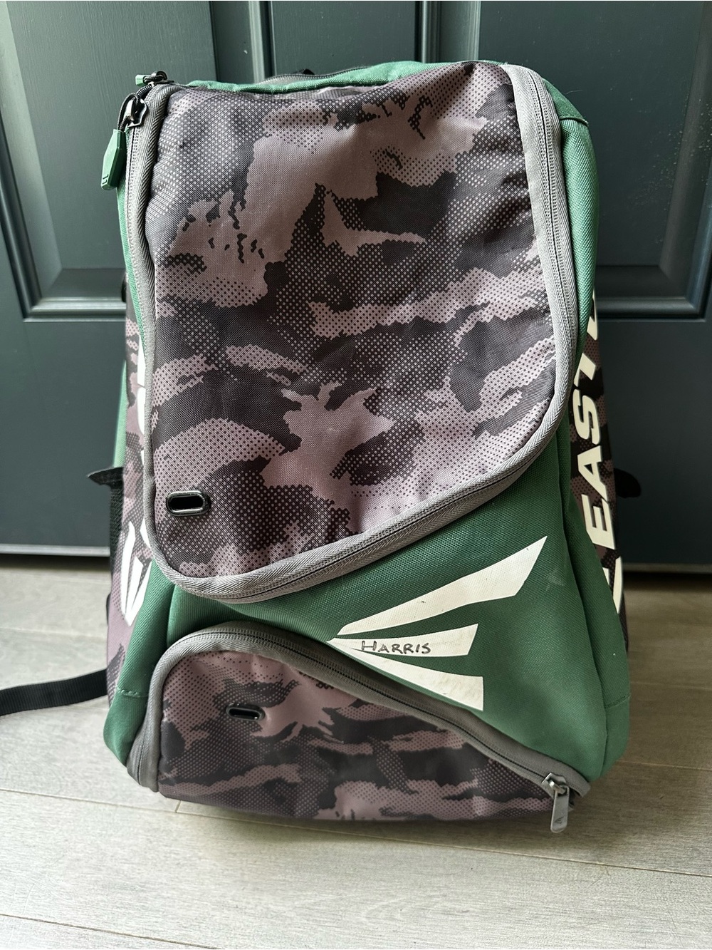Easton Green Camo Youth Athletic Sports Equipment Baseball Bag Backpack Travel